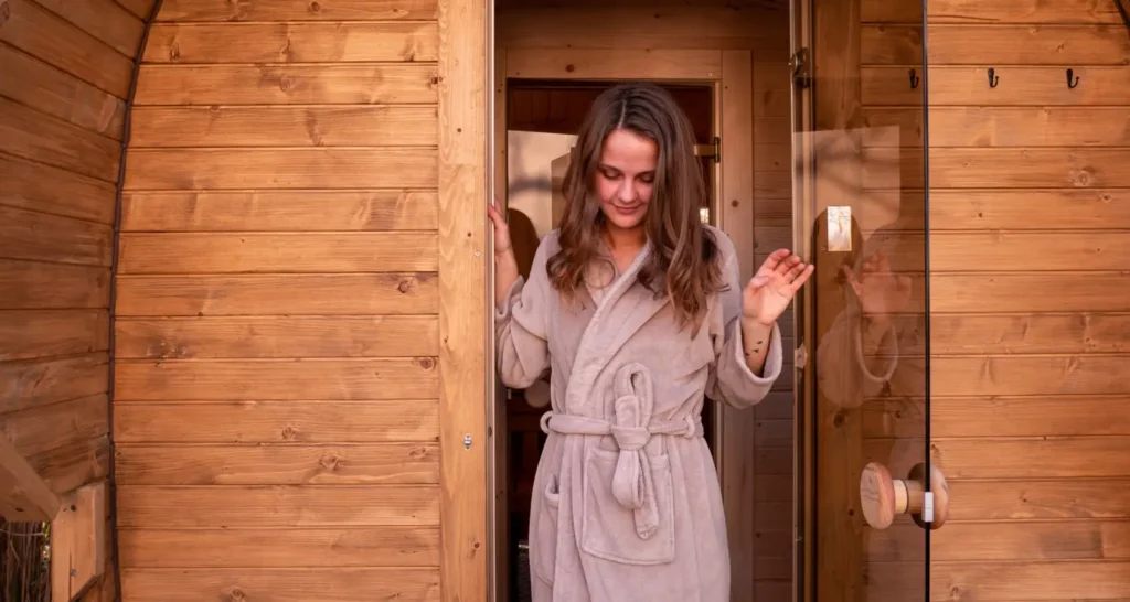 Sauna maintenance | sauna 1500x800 Sauna maintenance is the secret to a long lifespan for your outdoor sauna. Read everything about wood treatment here.