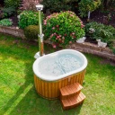 Hottub Q-tub Mini | Hottub ofuro Q tub mini twee personen extern kachel 6