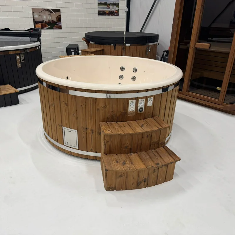 Spa gonflable électrique en Thermowood, Q-tub XL 3kW | Spa gonflable électrique en Thermowood Q tub XL 3kW 3 Spa gonflable électrique en Thermowood, Q-tub XL 3kW - Image 4
