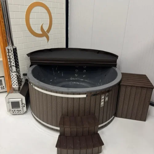Barrelsauna 2,80 Meter, Q-Barrel 2,8m | Hottub Extern XXL