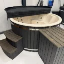 Holzbeheizter Hot Tub mit Innenofen, Q-tub XL Intern | Holzbeheizter Hot Tub mit Innenofen Q tub XL Intern 3