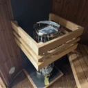 Elektrische Outdoor-Sauna Cilindro, Harvia 9kW | Elektrische Outdoor-Sauna Cilindro Harvia 9kW 8