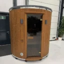 Elektrische Außensauna Cilindro, Harvia 9kW | Elektrische buitensauna q tube 220