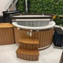 Spa Nordique Électrique avec Pompe à Chaleur, Q-tub Acrylique XL | Spa Nordique XL avec pompe à chaleur
