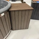 Spa Chauffé au Bois Marron en Bois Composite, Q-tub XL Externe | Houtgestookte Hottub Bruin Kunsthout Q tub XL Extern 7