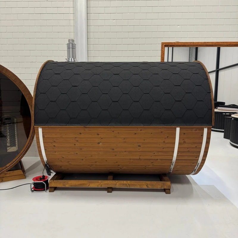 Sauna tonneau 2.80 mètres, Q-Barrel 2.8m | Sauna tonneau 2.80 mètres Q Barrel 2.8m 7 Sauna tonneau 2.80 mètres, Q-Barrel 2.8m - Image 2