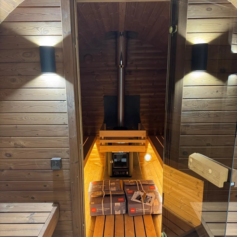 Sauna tonneau 2,80 mètres, Q-Barrel 2.8m | Sauna tonneau 2,80 mètres Q Barrel 2.8m 8 Sauna tonneau 2,80 mètres, Q-Barrel 2.8m - Image 7