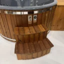 Holzbefeuerte Hottub Grau, Q-tub XL Extern | Holzbefeuerte Hottub Grau Q tub XL Extern 3