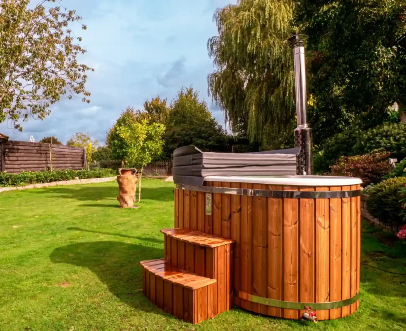 Houtgestookte hottub onderhoud hout