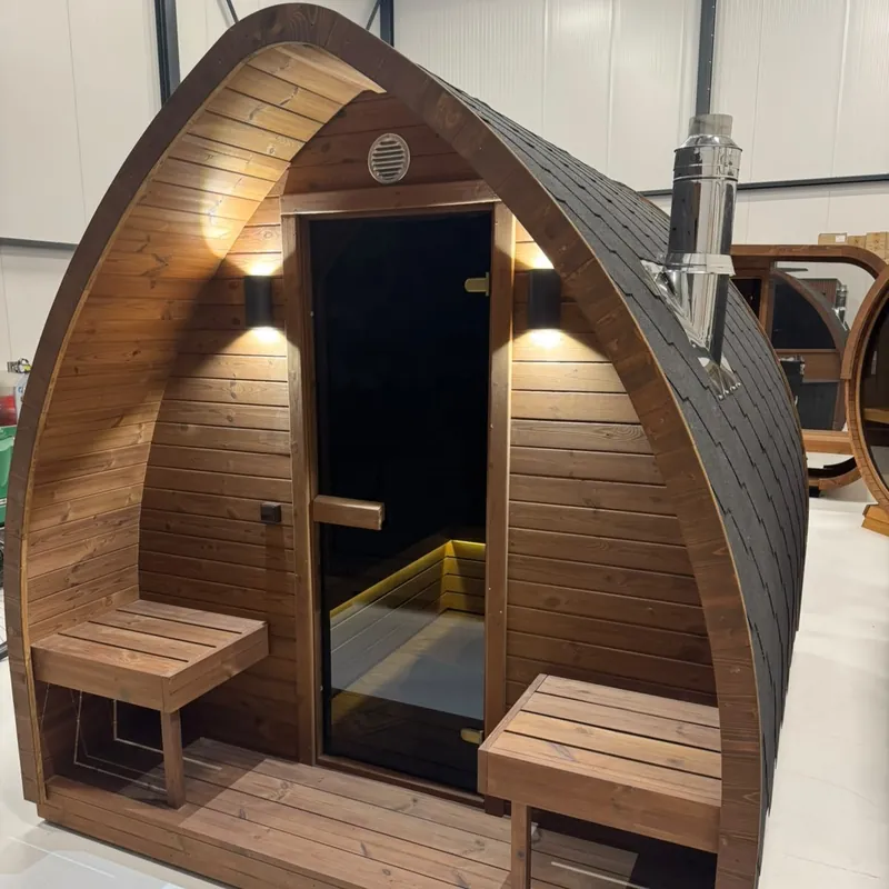 Pod sauna 2.80 x 2.30 Meter, Q-Pod 2.8m | Pod sauna 2.80 x 2.30 Meter Pod sauna 2.80 x 2.30 Meter