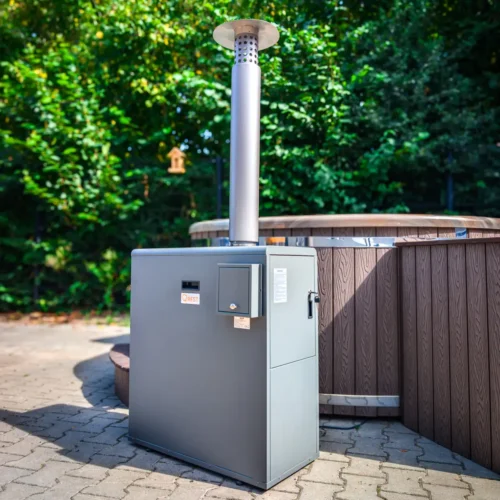 Hottub dieselkachel met wifi, pomp en 50L tank | hottub biodiselkachel wifi qrest 1